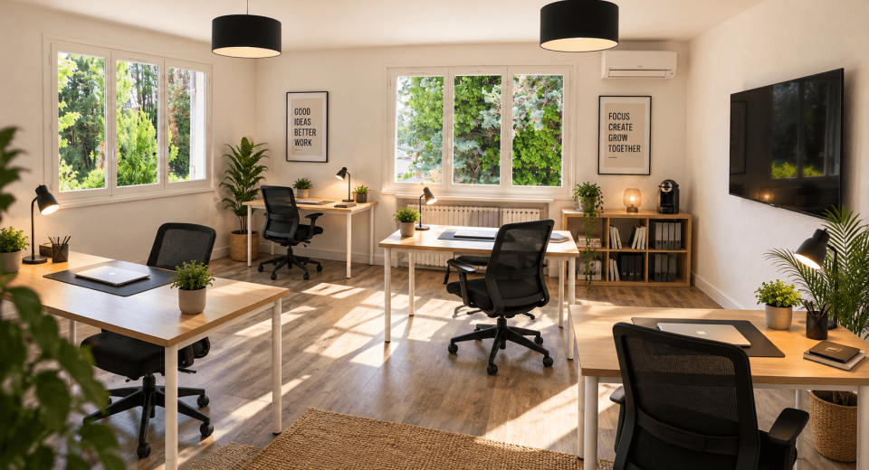 location de bureau courte durée